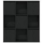 vidaXL Bibliotecă Stejar negru 89x24x101,5 cm Lemn prelucrat vidaXL Bibliotecă Stejar negru 89x24x101,5 cm Lemn prelucrat