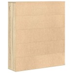 vidaXL Bibliotecă, stejar sonoma, 89x24x101,5 cm, lemn prelucrat vidaXL Bibliotecă, stejar sonoma, 89x24x101,5 cm, lemn prelucrat