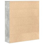 vidaXL Bibliotecă, gri beton, 89x24x101,5 cm, lemn prelucrat vidaXL Bibliotecă, gri beton, 89x24x101,5 cm, lemn prelucrat