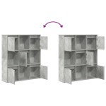 vidaXL Bibliotecă, gri beton, 89x24x101,5 cm, lemn prelucrat vidaXL Bibliotecă, gri beton, 89x24x101,5 cm, lemn prelucrat