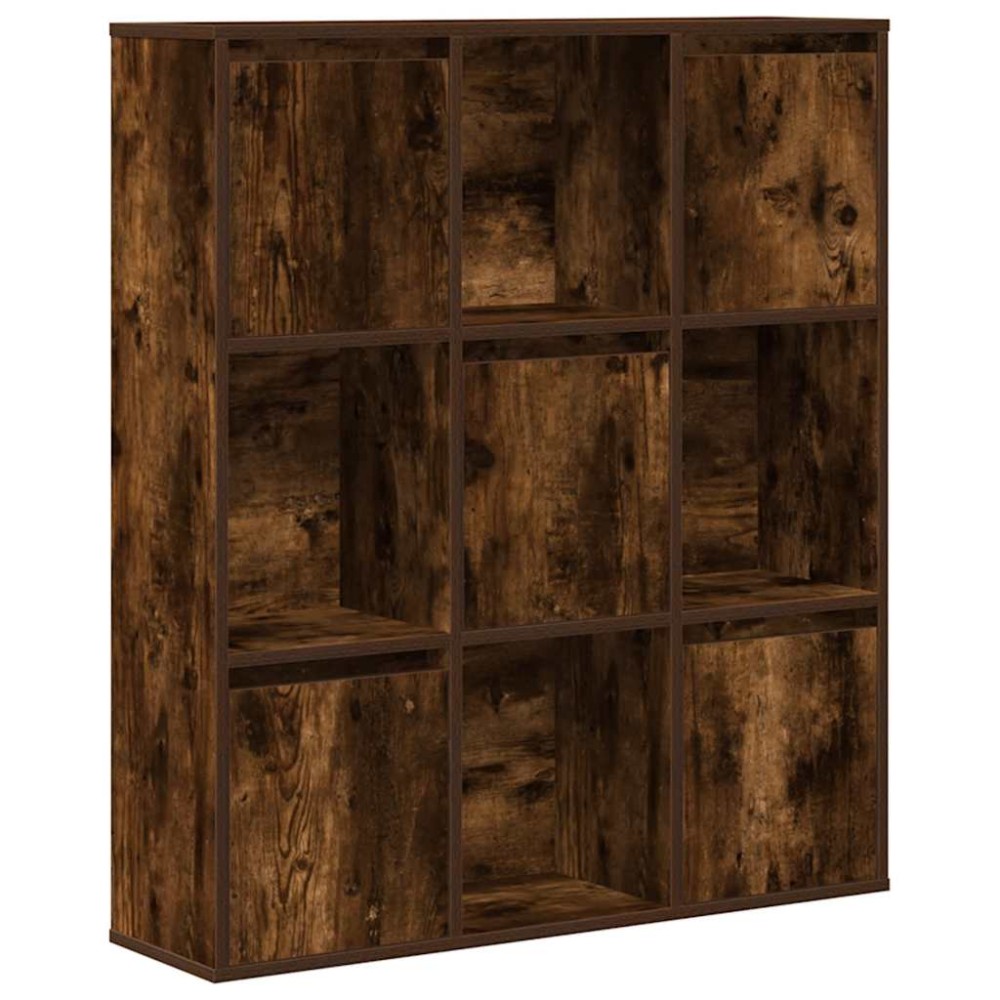 vidaXL Bibliotecă, stejar fumuriu, 89x24x101,5 cm, lemn prelucrat