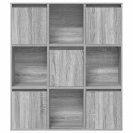 vidaXL Bibliotecă, gri sonoma, 89x24x101,5 cm, lemn prelucrat vidaXL Bibliotecă, gri sonoma, 89x24x101,5 cm, lemn prelucrat