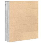vidaXL Bibliotecă, gri sonoma, 89x24x101,5 cm, lemn prelucrat vidaXL Bibliotecă, gri sonoma, 89x24x101,5 cm, lemn prelucrat