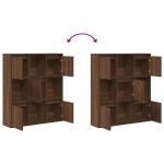 vidaXL Bibliotecă, stejar maro, 89x24x101,5 cm, lemn prelucrat vidaXL Bibliotecă, stejar maro, 89x24x101,5 cm, lemn prelucrat