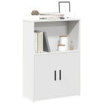 vidaXL Bibliotecă, alb, 60x24x85 cm, lemn prelucrat vidaXL Bibliotecă, alb, 60x24x85 cm, lemn prelucrat