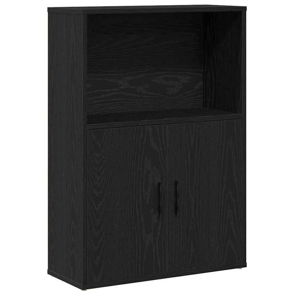 vidaXL Bibliotecă Stejar negru 60x24x85 cm Lemn prelucrat