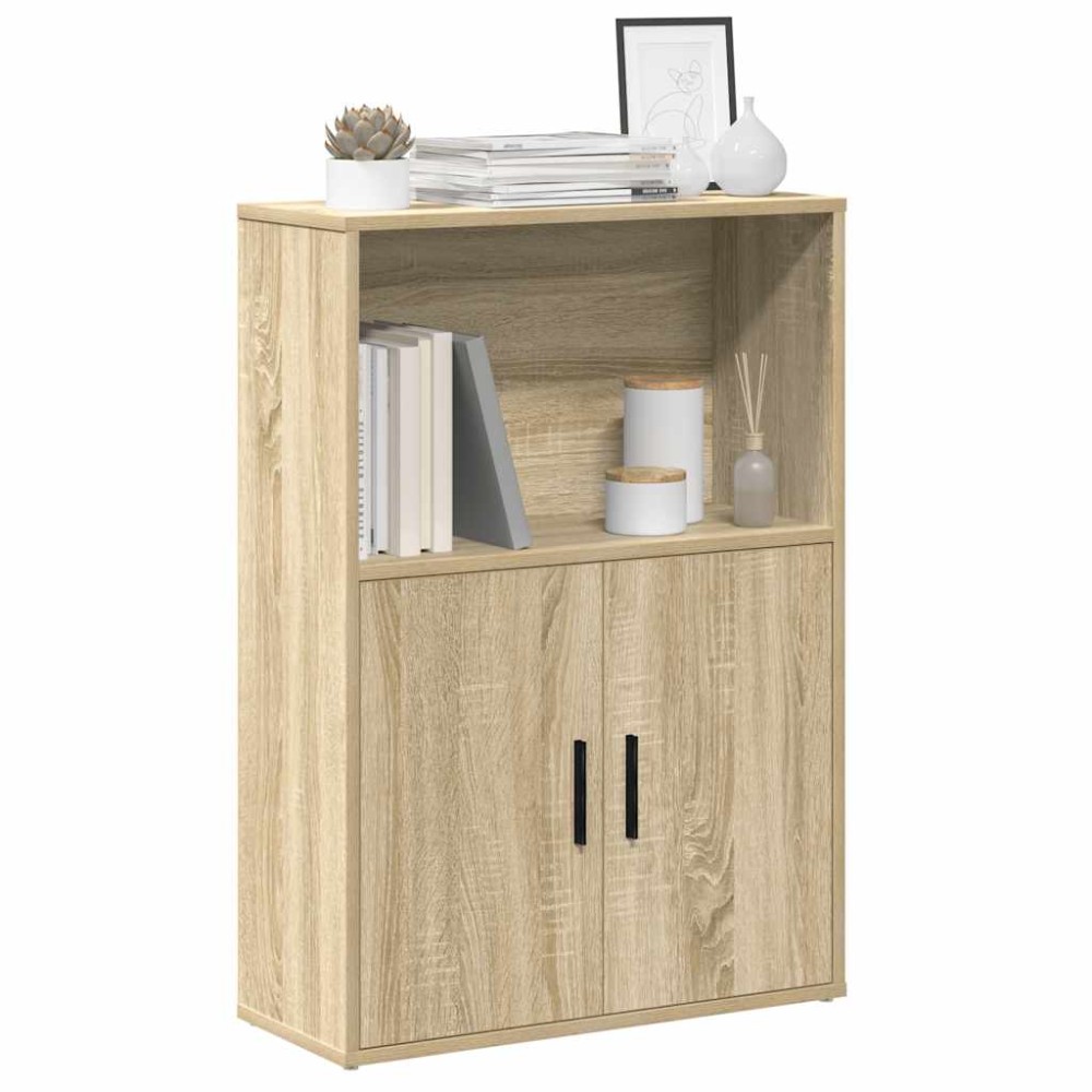 vidaXL Bibliotecă, stejar sonoma, 60x24x85 cm, lemn prelucrat