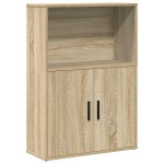 vidaXL Bibliotecă, stejar sonoma, 60x24x85 cm, lemn prelucrat vidaXL Bibliotecă, stejar sonoma, 60x24x85 cm, lemn prelucrat