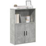 vidaXL Bibliotecă, gri beton, 60x24x85 cm, lemn prelucrat vidaXL Bibliotecă, gri beton, 60x24x85 cm, lemn prelucrat