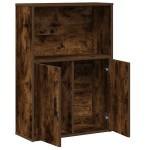 vidaXL Bibliotecă, stejar fumuriu, 60x24x85 cm, lemn prelucrat vidaXL Bibliotecă, stejar fumuriu, 60x24x85 cm, lemn prelucrat