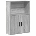 vidaXL Bibliotecă, gri sonoma, 60x24x85 cm, lemn prelucrat vidaXL Bibliotecă, gri sonoma, 60x24x85 cm, lemn prelucrat