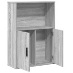 vidaXL Bibliotecă, gri sonoma, 60x24x85 cm, lemn prelucrat vidaXL Bibliotecă, gri sonoma, 60x24x85 cm, lemn prelucrat