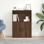 vidaXL Bibliotecă, stejar maro, 60x24x85 cm, lemn prelucrat vidaXL Bibliotecă, stejar maro, 60x24x85 cm, lemn prelucrat