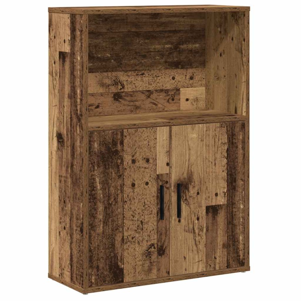 vidaXL Bibliotecă, lemn vechi, 60x24x85 cm, lemn prelucrat
