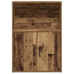 vidaXL Bibliotecă, lemn vechi, 60x24x85 cm, lemn prelucrat vidaXL Bibliotecă, lemn vechi, 60x24x85 cm, lemn prelucrat