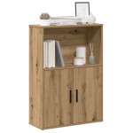 vidaXL Bibliotecă, stejar artizanal, 60x24x85 cm, lemn prelucrat vidaXL Bibliotecă, stejar artizanal, 60x24x85 cm, lemn prelucrat