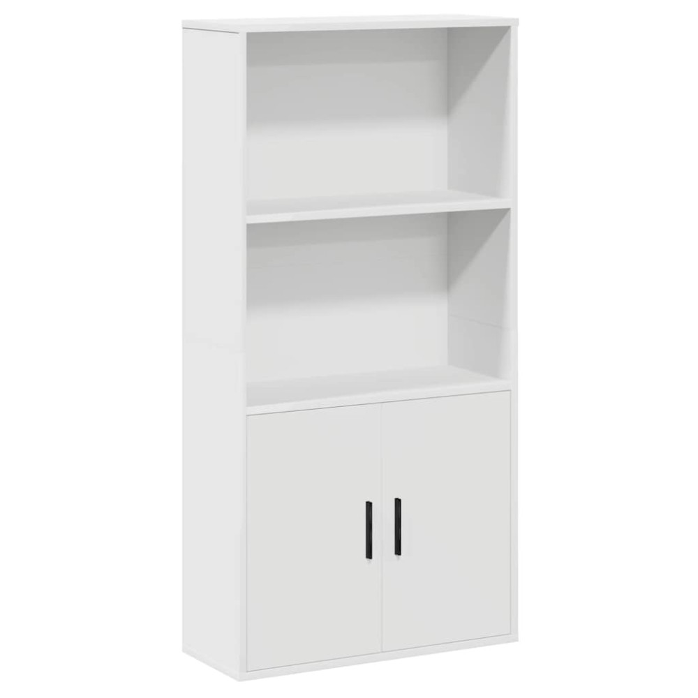 vidaXL Bibliotecă, alb, 60x24x120 cm, lemn prelucrat