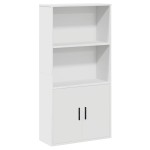 vidaXL Bibliotecă, alb, 60x24x120 cm, lemn prelucrat vidaXL Bibliotecă, alb, 60x24x120 cm, lemn prelucrat