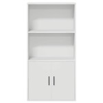 vidaXL Bibliotecă, alb, 60x24x120 cm, lemn prelucrat vidaXL Bibliotecă, alb, 60x24x120 cm, lemn prelucrat