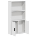 vidaXL Bibliotecă, alb, 60x24x120 cm, lemn prelucrat vidaXL Bibliotecă, alb, 60x24x120 cm, lemn prelucrat