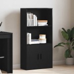vidaXL Bibliotecă Stejar negru 60x24x120 cm Lemn prelucrat vidaXL Bibliotecă Stejar negru 60x24x120 cm Lemn prelucrat