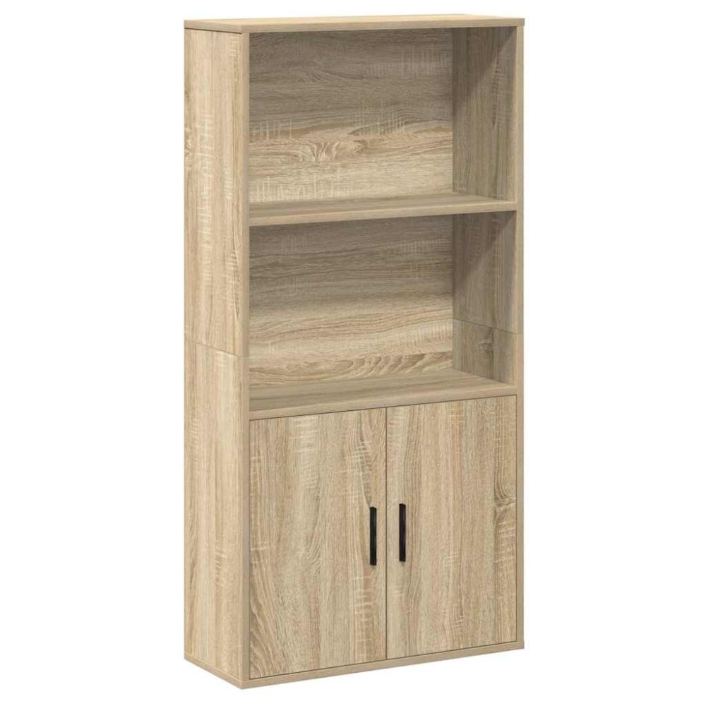 vidaXL Bibliotecă, stejar sonoma, 60x24x120 cm, lemn prelucrat