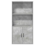 vidaXL Bibliotecă, gri beton, 60x24x120 cm, lemn prelucrat vidaXL Bibliotecă, gri beton, 60x24x120 cm, lemn prelucrat