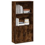 vidaXL Bibliotecă, stejar fumuriu, 60x24x120 cm, lemn prelucrat vidaXL Bibliotecă, stejar fumuriu, 60x24x120 cm, lemn prelucrat