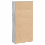 vidaXL Bibliotecă, gri sonoma, 60x24x120 cm, lemn prelucrat vidaXL Bibliotecă, gri sonoma, 60x24x120 cm, lemn prelucrat
