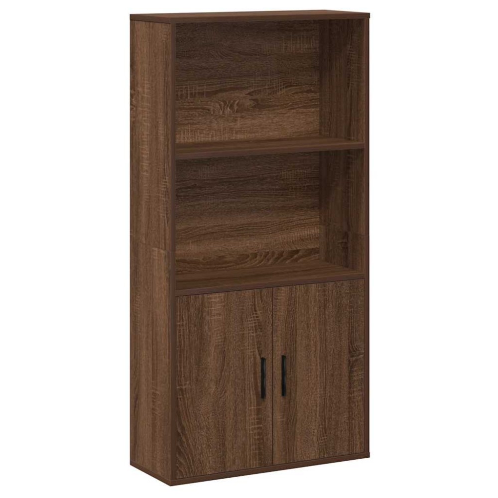 vidaXL Bibliotecă, stejar maro, 60x24x120 cm, lemn prelucrat