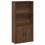 vidaXL Bibliotecă, stejar maro, 60x24x120 cm, lemn prelucrat vidaXL Bibliotecă, stejar maro, 60x24x120 cm, lemn prelucrat