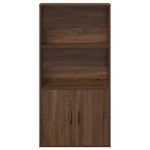 vidaXL Bibliotecă, stejar maro, 60x24x120 cm, lemn prelucrat vidaXL Bibliotecă, stejar maro, 60x24x120 cm, lemn prelucrat