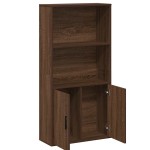vidaXL Bibliotecă, stejar maro, 60x24x120 cm, lemn prelucrat vidaXL Bibliotecă, stejar maro, 60x24x120 cm, lemn prelucrat