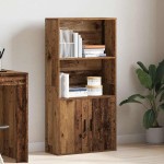 vidaXL Bibliotecă, lemn vechi, 60x24x120 cm, lemn prelucrat vidaXL Bibliotecă, lemn vechi, 60x24x120 cm, lemn prelucrat