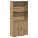 vidaXL Bibliotecă, stejar artizanal, 60x24x120 cm, lemn prelucrat vidaXL Bibliotecă, stejar artizanal, 60x24x120 cm, lemn prelucrat