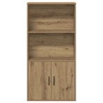 vidaXL Bibliotecă, stejar artizanal, 60x24x120 cm, lemn prelucrat vidaXL Bibliotecă, stejar artizanal, 60x24x120 cm, lemn prelucrat
