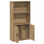 vidaXL Bibliotecă, stejar artizanal, 60x24x120 cm, lemn prelucrat vidaXL Bibliotecă, stejar artizanal, 60x24x120 cm, lemn prelucrat