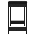 vidaXL Birou, negru,100x45x75 cm, lemn prelucrat