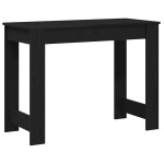 vidaXL Birou, negru,100x45x75 cm, lemn prelucrat