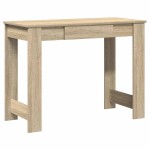 vidaXL Birou, stejar sonoma,100x45x75 cm, lemn prelucrat