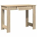 vidaXL Birou, stejar sonoma,100x45x75 cm, lemn prelucrat