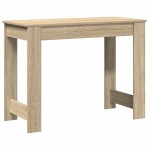 vidaXL Birou, stejar sonoma,100x45x75 cm, lemn prelucrat
