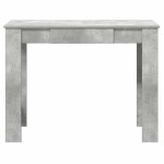 vidaXL Birou, gri beton,100x45x75 cm, lemn compozit
