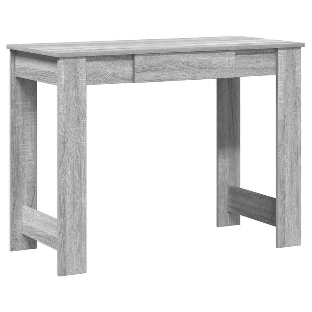 vidaXL Birou Gri Sonoma 100x45x75 cm lemn prelucrat