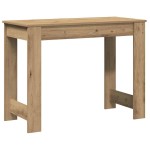 vidaXL Birou, stejar artizanal, 100x45x75 cm, lemn prelucrat