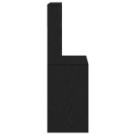 vidaXL Birou cu rafturi, negru, 100x45x140 cm, lemn compozit vidaXL Birou cu rafturi, negru, 100x45x140 cm, lemn compozit