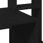vidaXL Birou cu rafturi, negru, 100x45x140 cm, lemn compozit vidaXL Birou cu rafturi, negru, 100x45x140 cm, lemn compozit