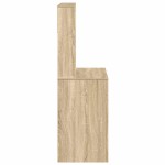 vidaXL Birou cu rafturi, stejar sonoma, 100x45x140 cm, lemn compozit vidaXL Birou cu rafturi, stejar sonoma, 100x45x140 cm, lemn compozit