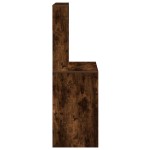 vidaXL Birou cu rafturi, stejar fumuriu, 100x45x140 cm, lemn compozit vidaXL Birou cu rafturi, stejar fumuriu, 100x45x140 cm, lemn compozit