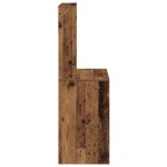 vidaXL Birou cu rafturi, lemn vechi, 100x45x140 cm, lemn prelucrat
